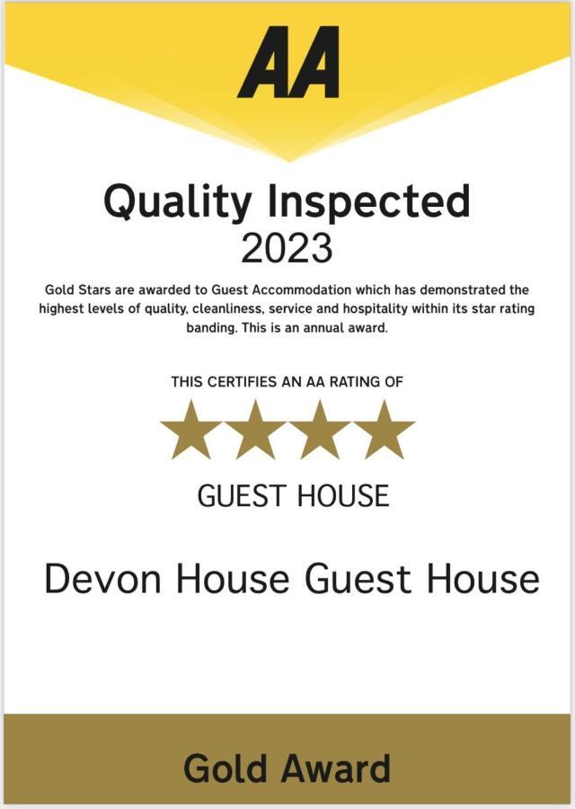Devon House Guest House Paignton Dış mekan fotoğraf